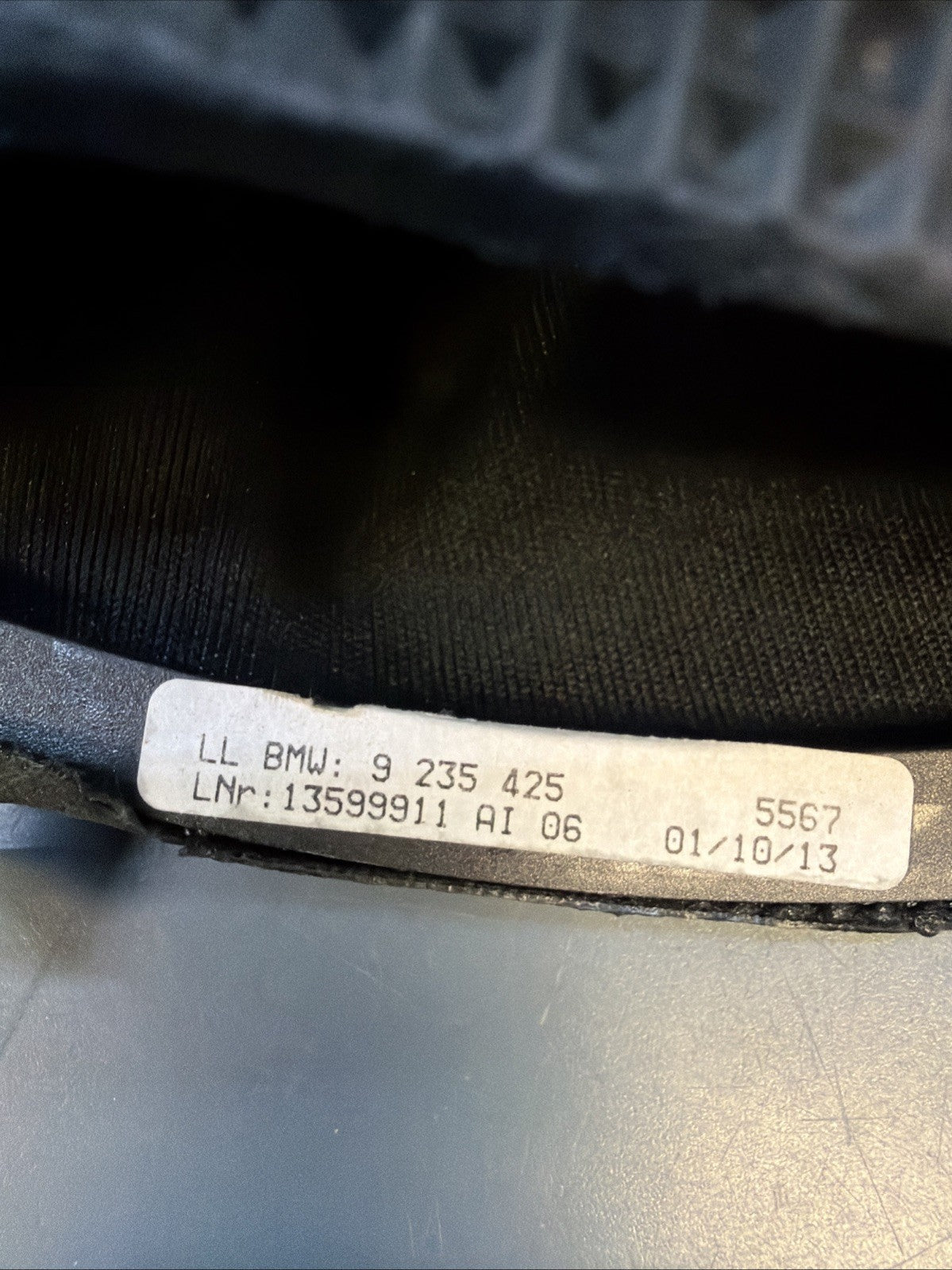 12-20 BMW F30 F34 F36 3/4 Series Emergency Brake Handle Leather Boot 9235425