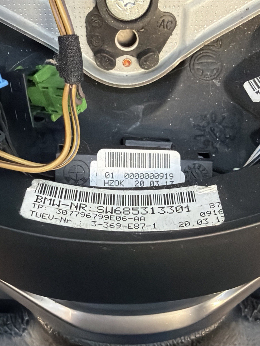 11-15 BMW X1 E84 Sport Steering Wheel Heated Leather W/O Paddles LCI OEM 6853133