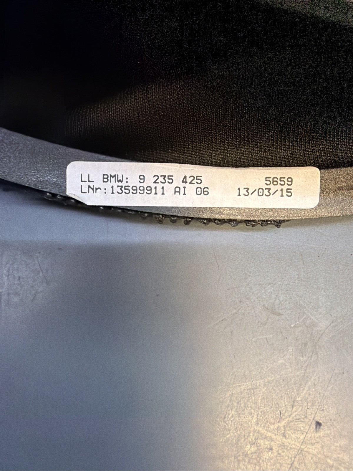 12-20 BMW F30 F34 F36 3/4 Series Emergency Brake Handle Leather Boot 9235425