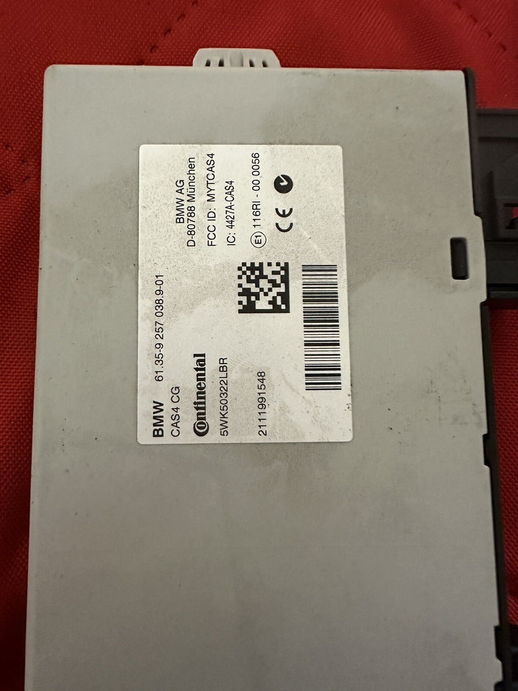 11-12 BMW 535i 535iGT X3 3.0L N55 ENGINE DME CAS-4 MODULE KEY SET OEM 7629420