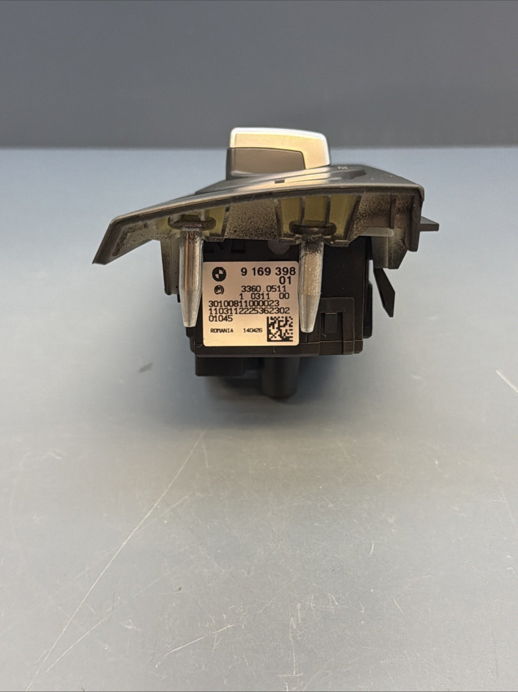 06-11 BMW E90 E92 328i 335d Headlight Control Switch Unit Black 9169398 OEM
