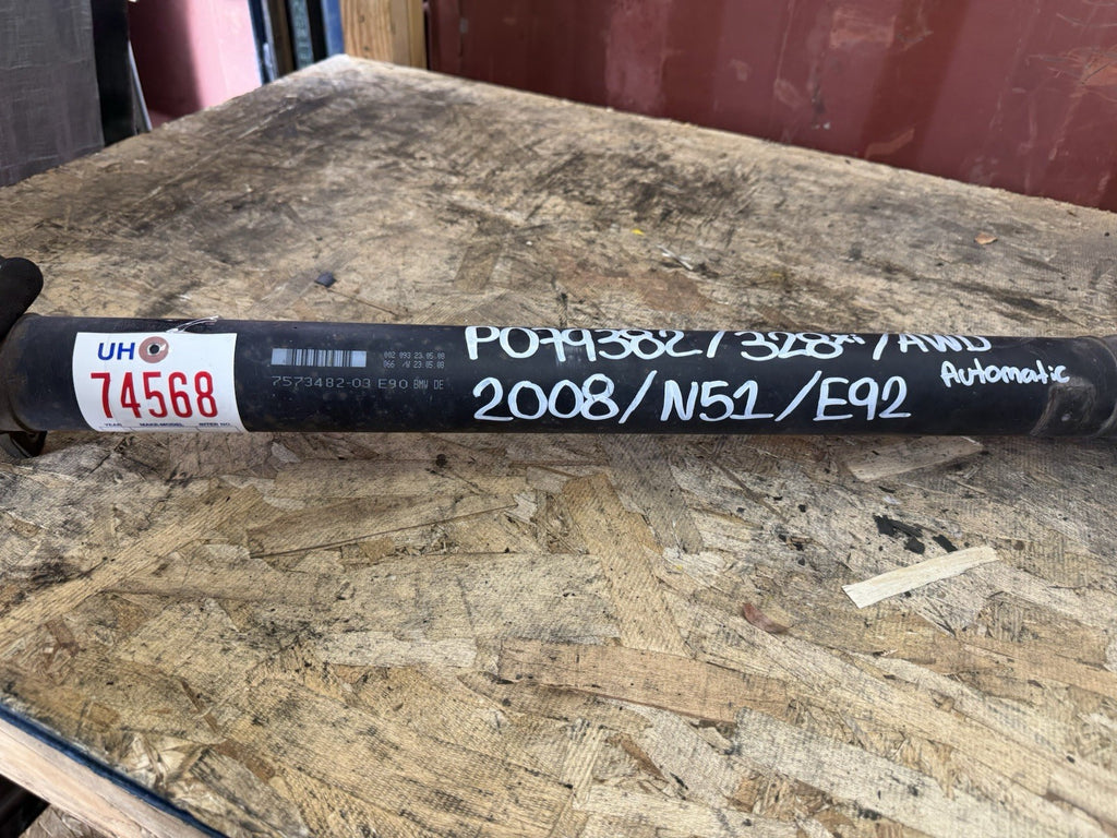 06-14 BMW E90 325xi Automatic Transmission Drive Axle Shaft Assy 7527376