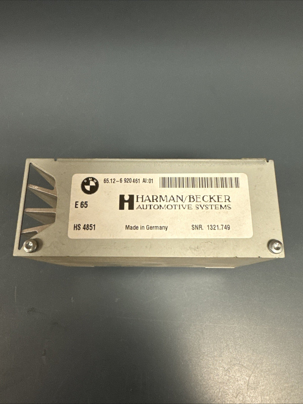 2004 - 2010 BMW 525i 530i E60 Harman Becker Premium Audio Amplifier 6920461 OEM