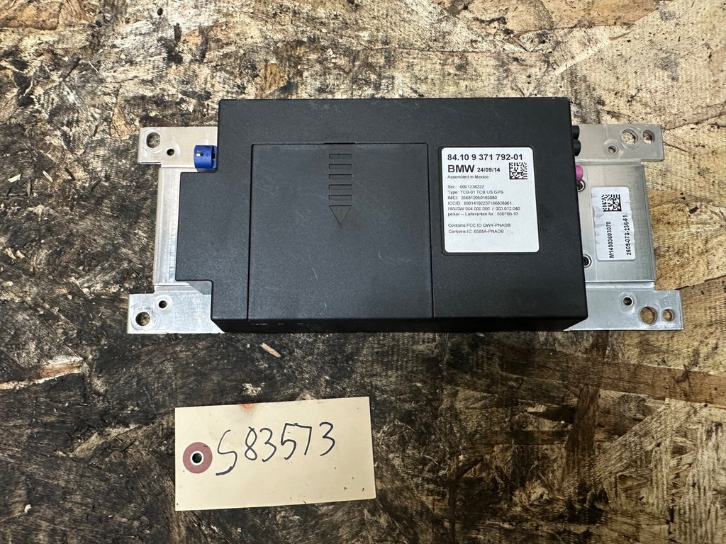 BMW F30 12-19 REAR TELEMATICS COMMUNICATION CONTROL UNIT OEM BMW 9371792 01/02