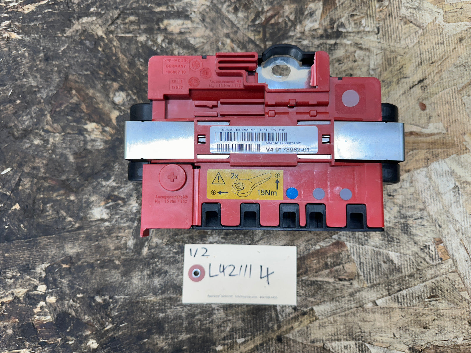BMW 2007-2014 E70 X5 E71 X6 POSITIVE BATTERY DISTRIBUTION MODULE OEM 9178962