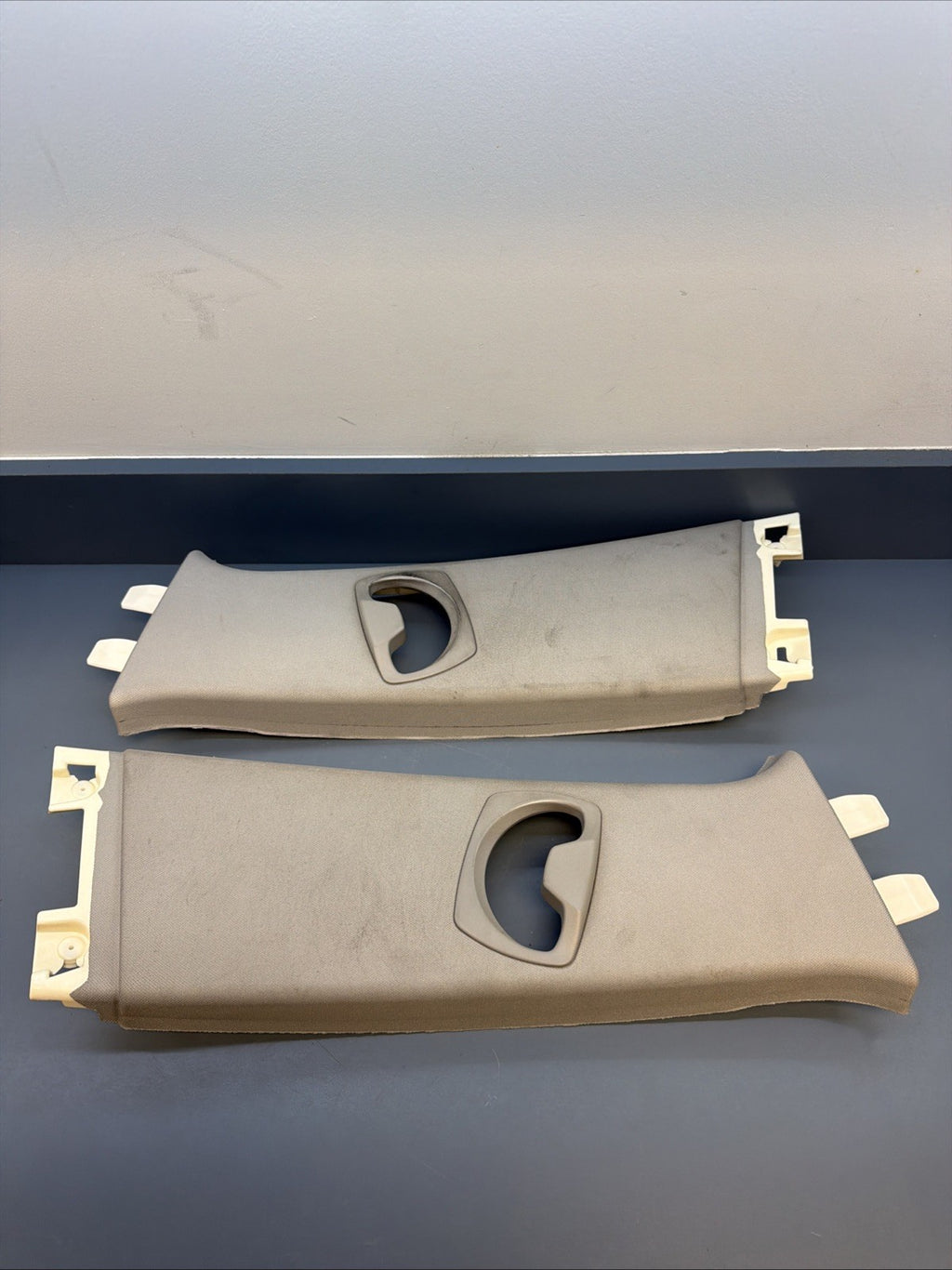 06-12 BMW E90 E91 328i M3 UPPER B PILLAR TRIM LEFT RIGHT OEM