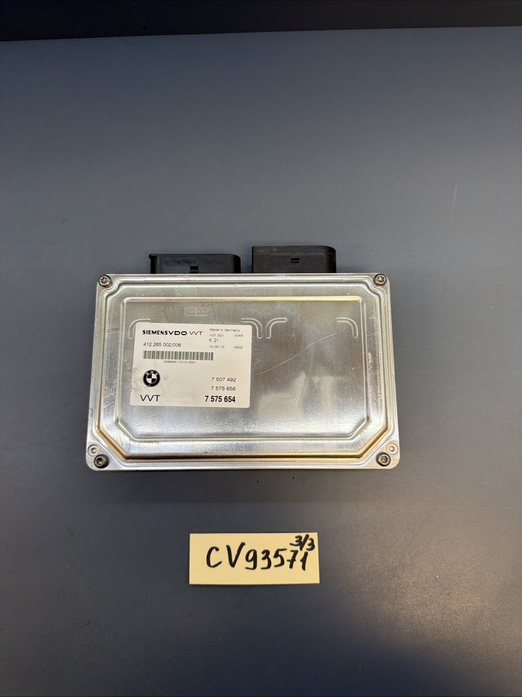 200-2010 BMW 550i 650i E60 E61 E63 Valvetronic Control Module OEM 7575654