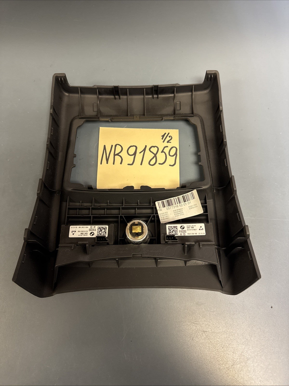 2012-2016 BMW 328i F30 Rear Center Console AC Air Vent Panel 9222046 OEM