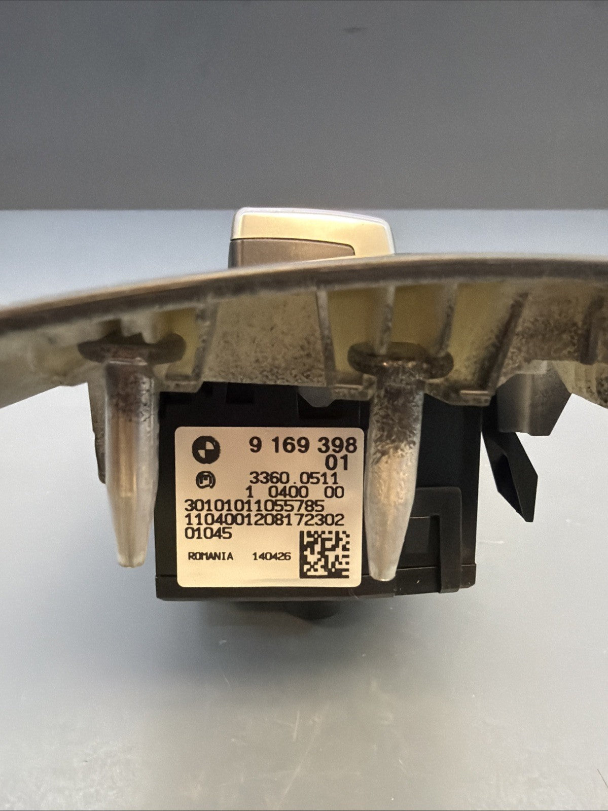 06-11 BMW E90 E92 328i 335d Headlight Control Switch Unit Black 9169398 OEM