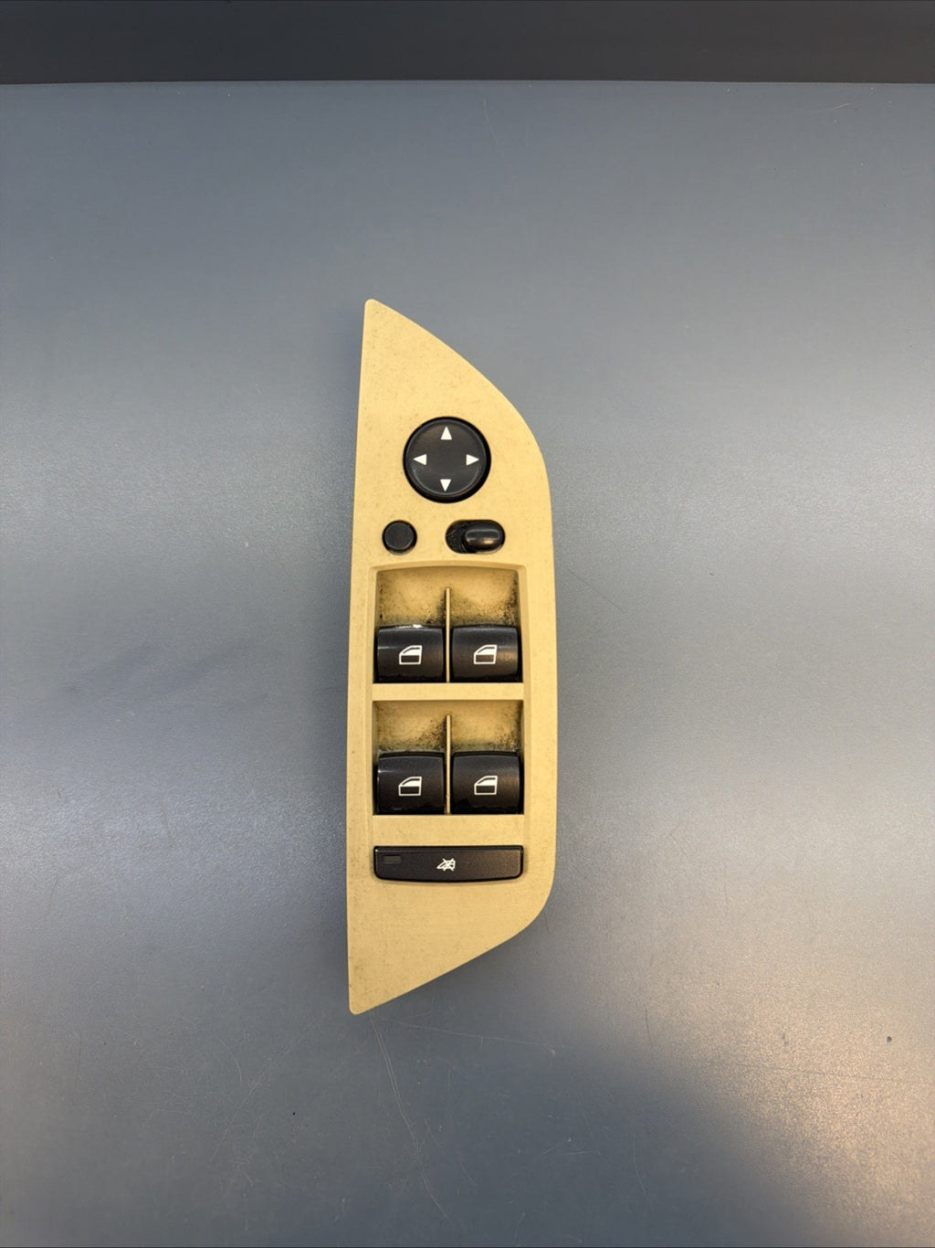 2012 - 2015 BMW X1 Left Driver door Power Window Switch Tan OEM 9216049