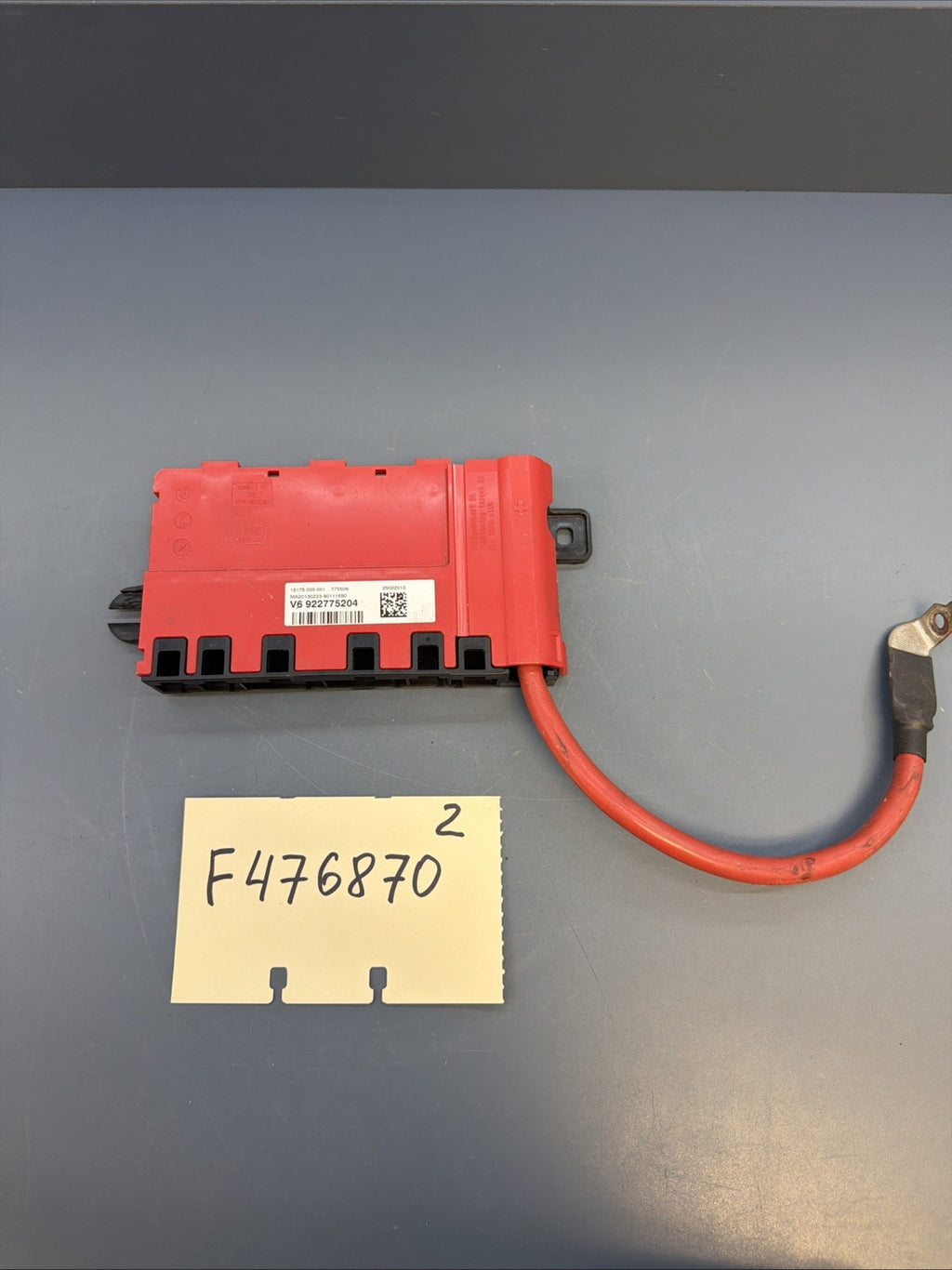 12-20 BMW F30 F32 328 BATTERY POWER DISTRIBUTION JUNCTION FUSE BOX OEM 922775204
