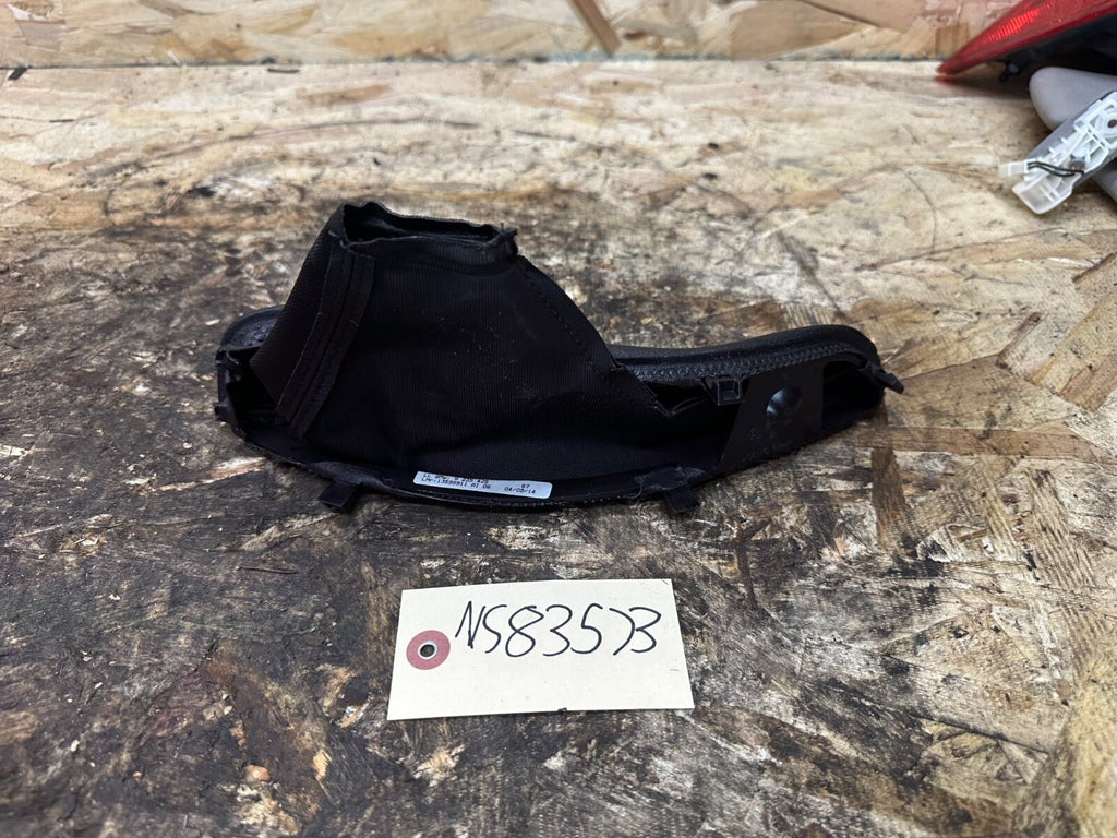 BMW F30 F31 12-19 HAND EMERGENCY PARKING BRAKE BOOT BLACK LEATHER OEM 9235425