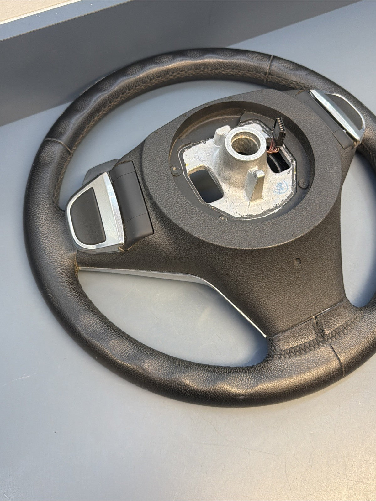 04-10 BMW E60 550i 540i 645Ci 650i Sport Steering Wheel w/ Paddle Shift 6968573