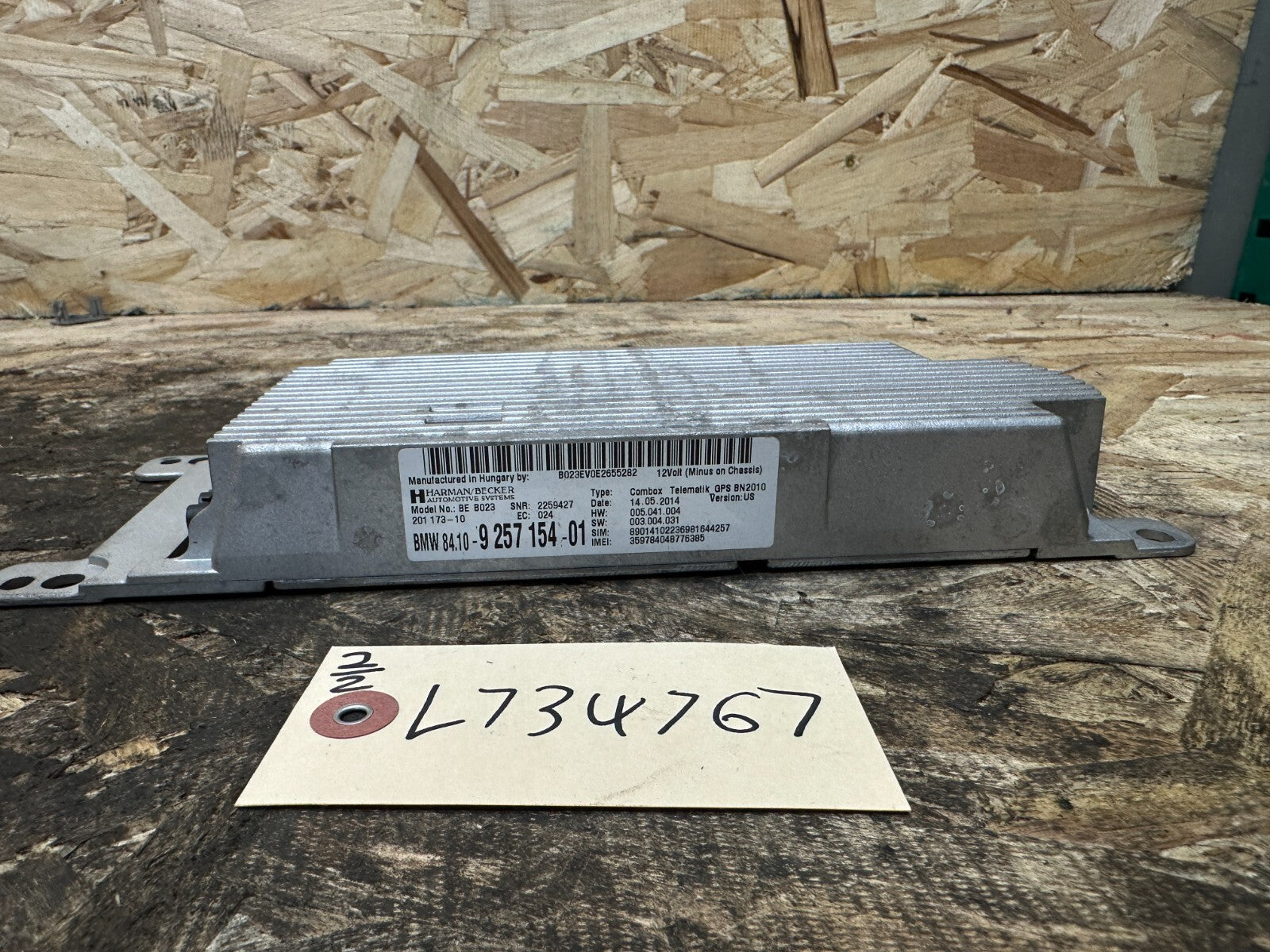 BMW 2008-2017 F22 F30 F0X F1X F25 TELEMATICS CONTROL MODULE OEM 9257154