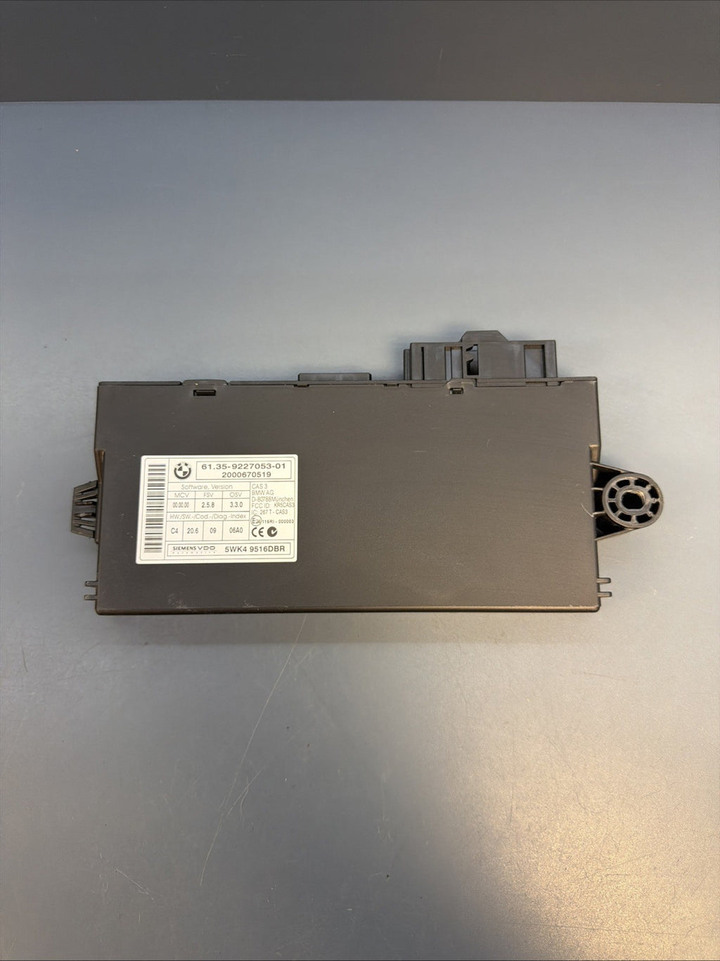 07-10 BMW 328i 528i E90 E60 E70 ECM DME IMMOBILIZER MODULE KEY SET 7609658 MSV80