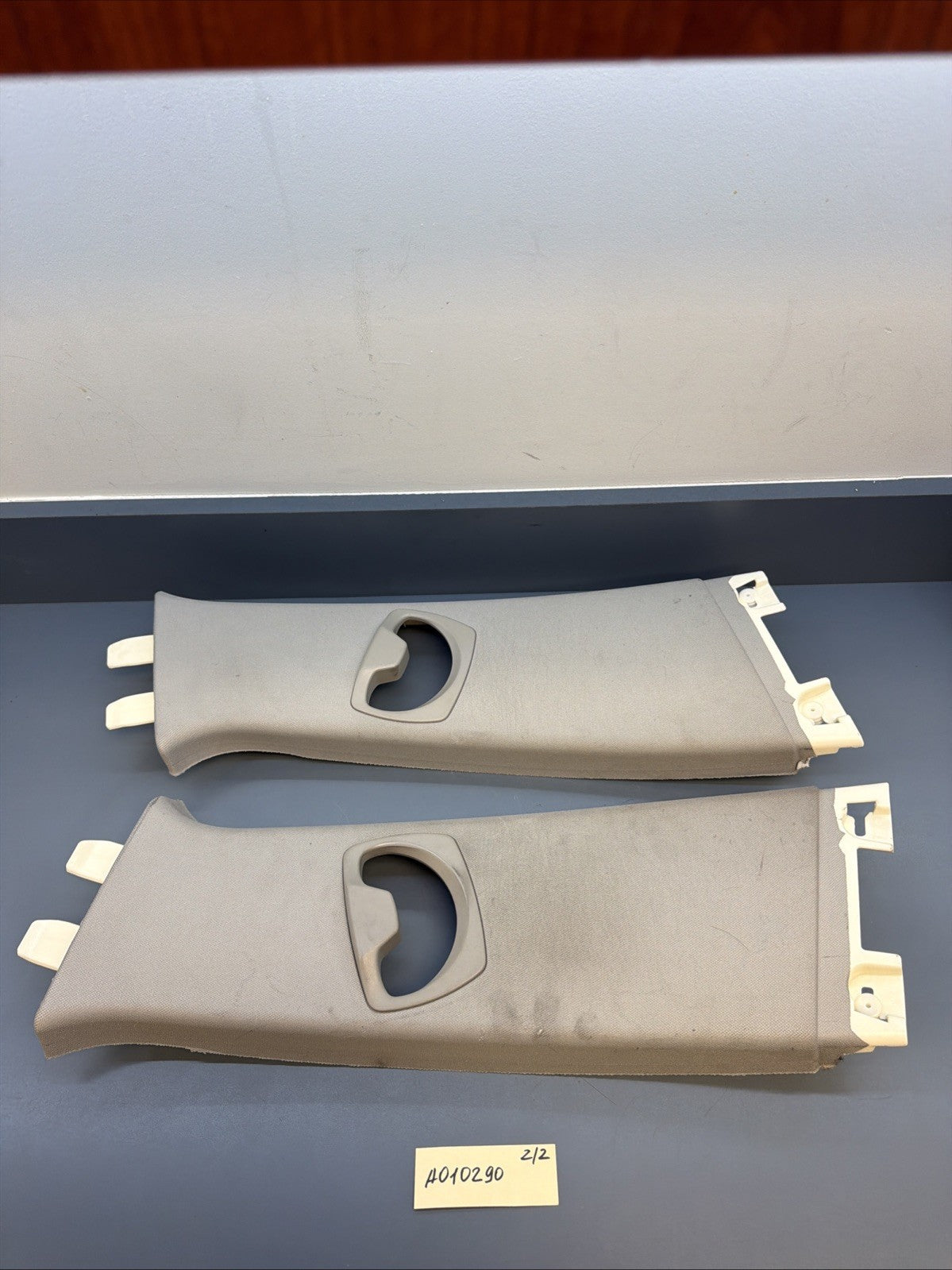 BMW E90 325 328 330 335 Center Middle Upper B Pillar Cover Trims Set OEM 7058335