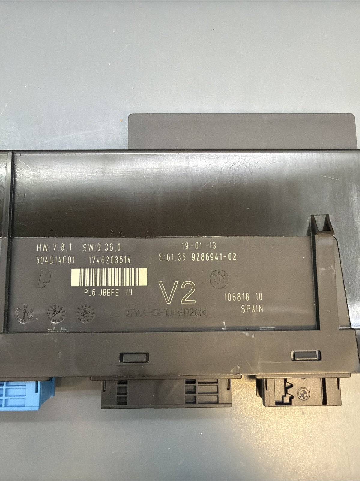 2011 - 2016 BMW 528i 535i 550i M5 M6 Electronic Junction Box 6135 9286941
