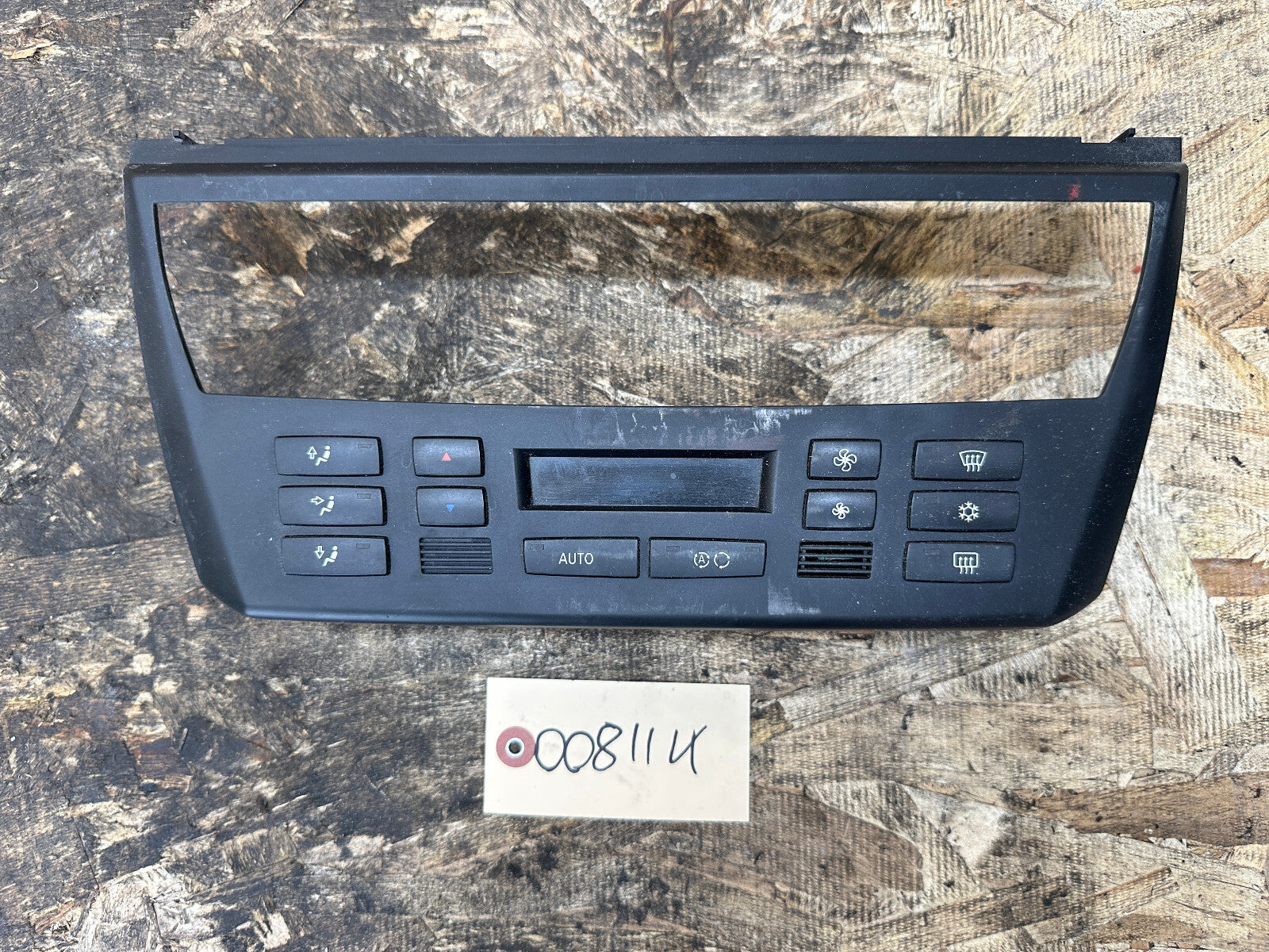BMW 03-10 E83 X3 FRONT CENTER CONSOLE CLIMATE CONTROL PANEL BLACK OEM 3417544