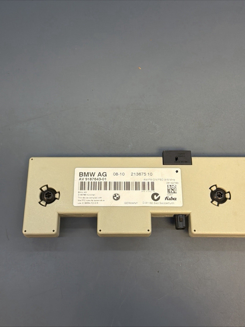 2008 - 2013 BMW E92 E90 E93 M3 Radio Antenna Amplifier Module 9187643-01 OEM