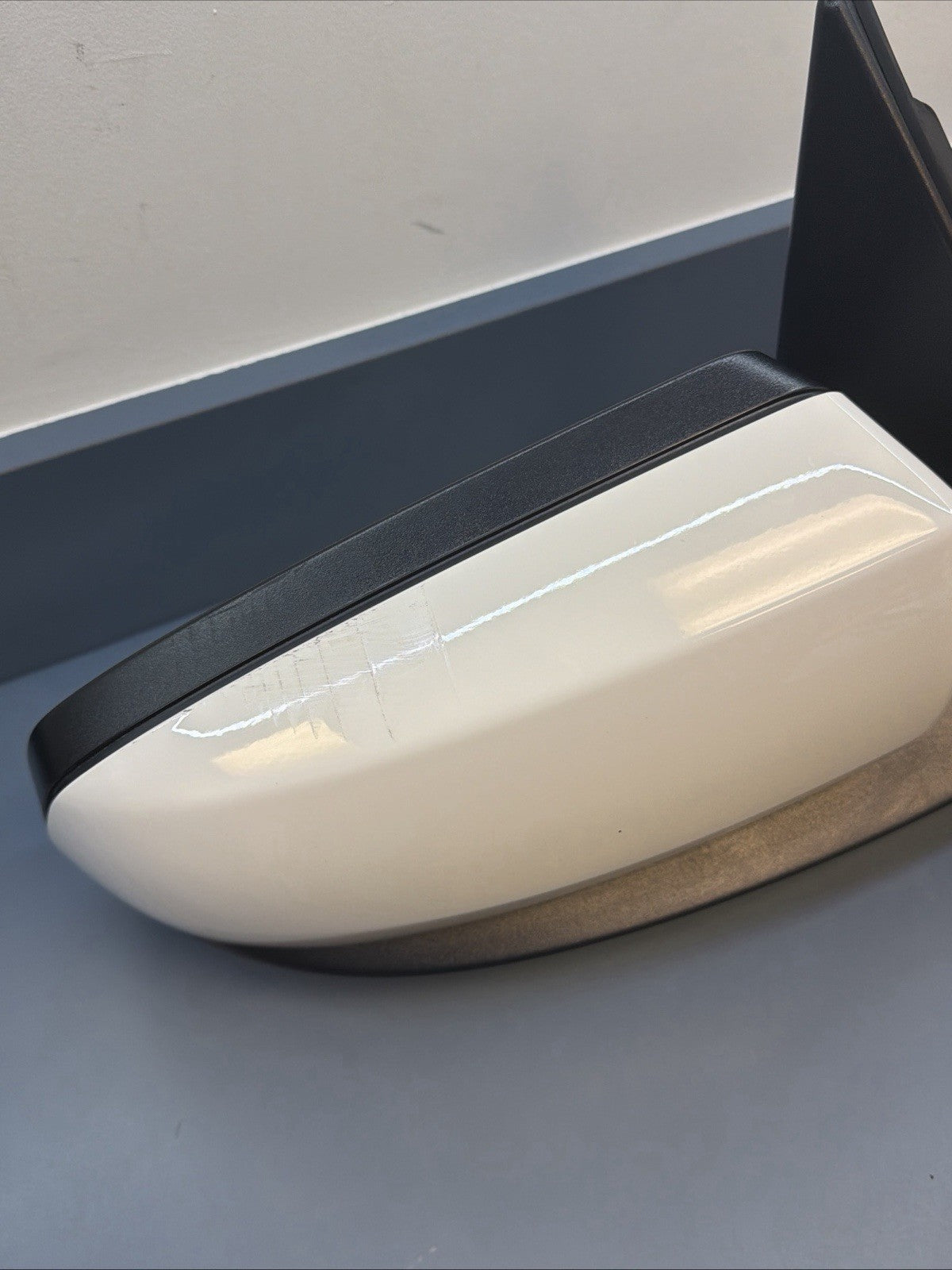 07-13 BMW X3 X5 X6 E70 RIGHT DOOR REAR VIEW MIRROR WHITE 7181175 OEM