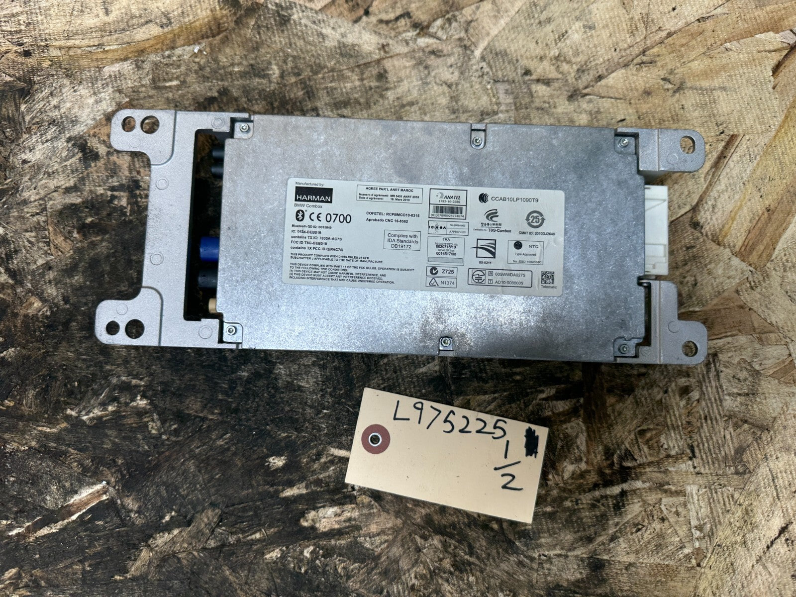 BMW 11-17 F25 F10 F30 HARMAN BLUETOOTH TELEMATIC CONTROL MODULE OEM 9257153