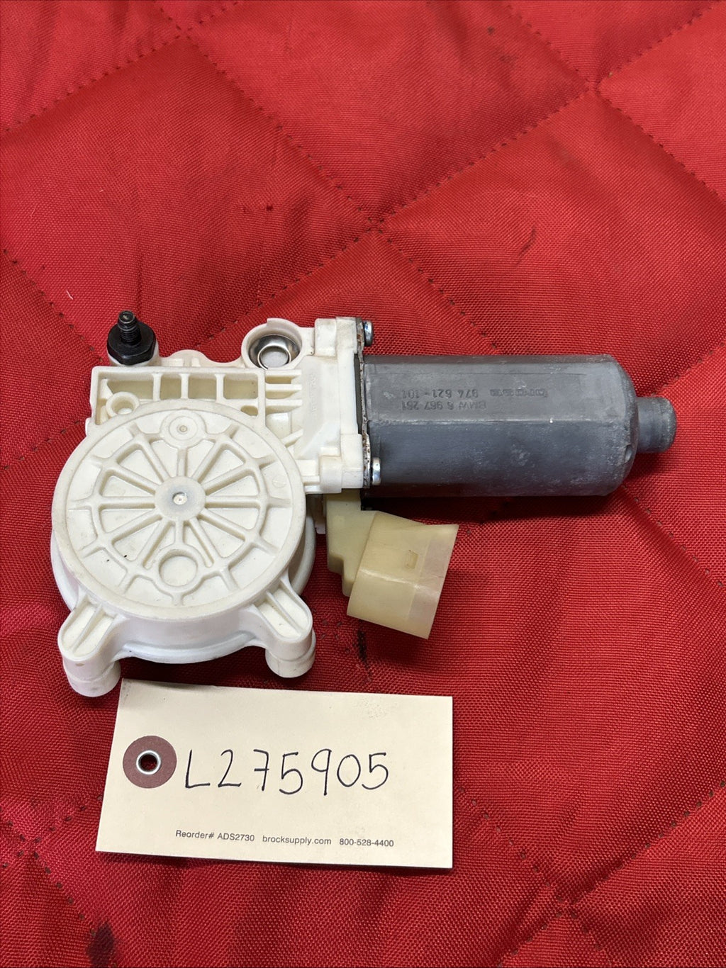 2007-2013 BMW X5 E70 FRONT OR REAR LEFT DOOR WINDOW MOTOR 6967261 OEM