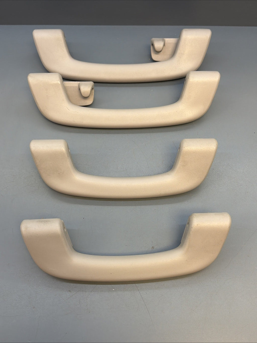 12-16 BMW 328I F30 SEDAN FRONT & REAR UPPER ROOF GRAB HANDLE SET OF 4 OEM GRAY
