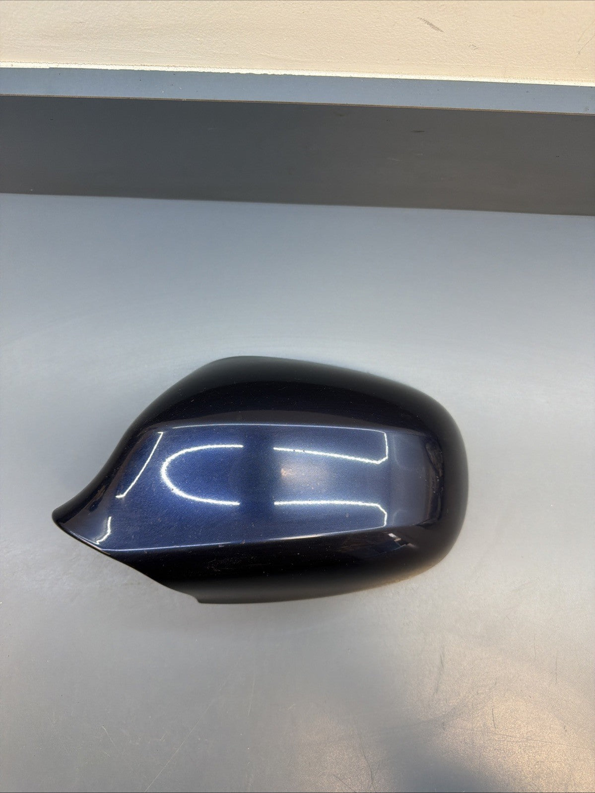 2009-2011 BMW E90 328i 335i SEDAN FRONT LEFT DRIVER BLUE MIRROR CAP COVER OEM