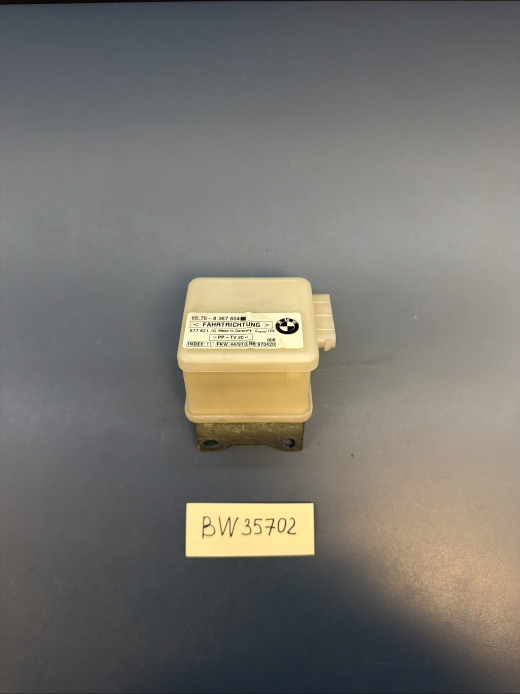 97-03 BMW E46 E39 SECURITY INCLINATION INDICATOR SENSOR MODULE OEM 8386932