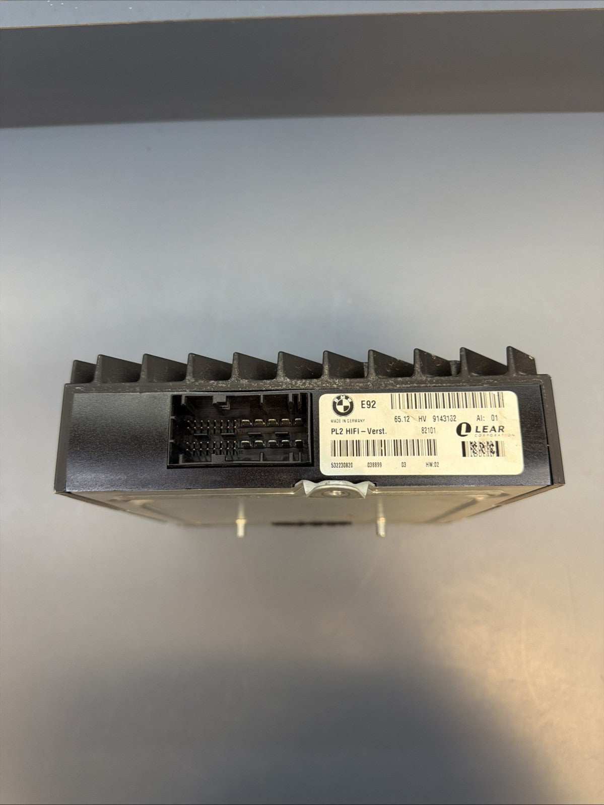 07-13 BMW E92 M3 335i 328i LEAR PL2 HiFi AUDIO SOUND RADIO AMP AMPLIFIER 9143162