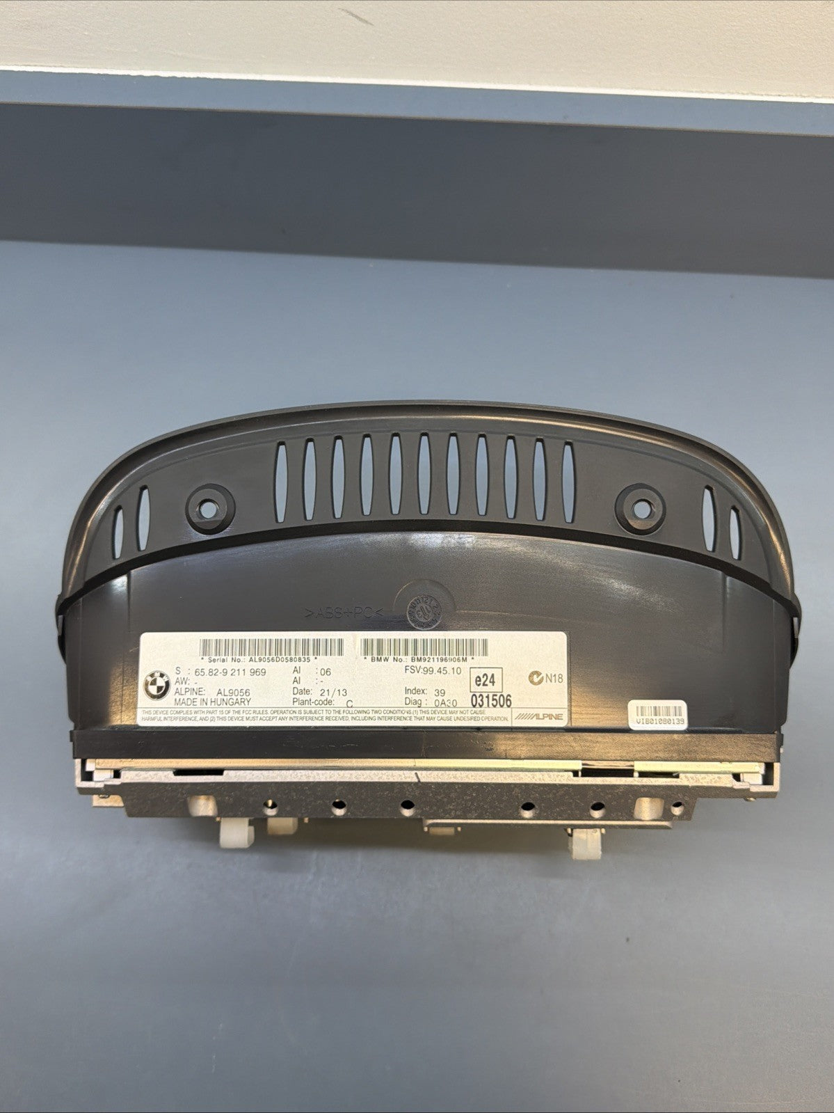 BMW E90 E60 E63 CIC Navigation On-Board Monitor Cluster Display OEM 9211969