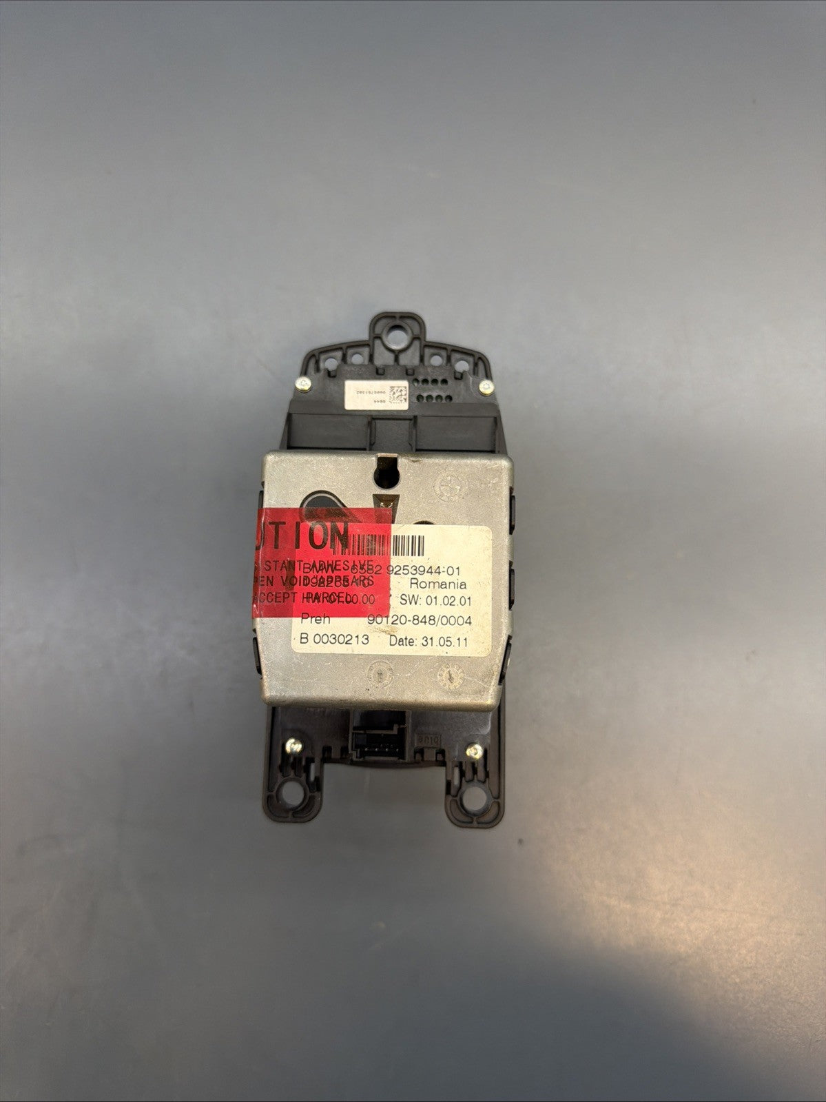 BMW 09-17 1 3 5 SERIES X3 iDrive CIC Controller 4PIN Switch Joystick 9253944