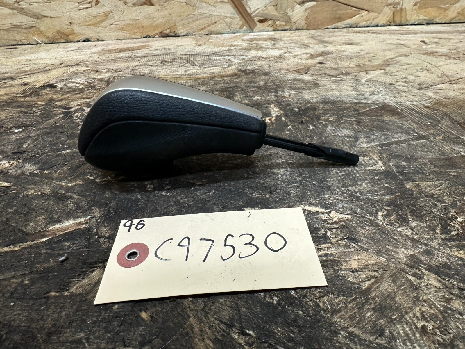 BMW 2006-2012 E90 SILVER AUTOMATIC SHIFTER KNOB OEM 25167570652