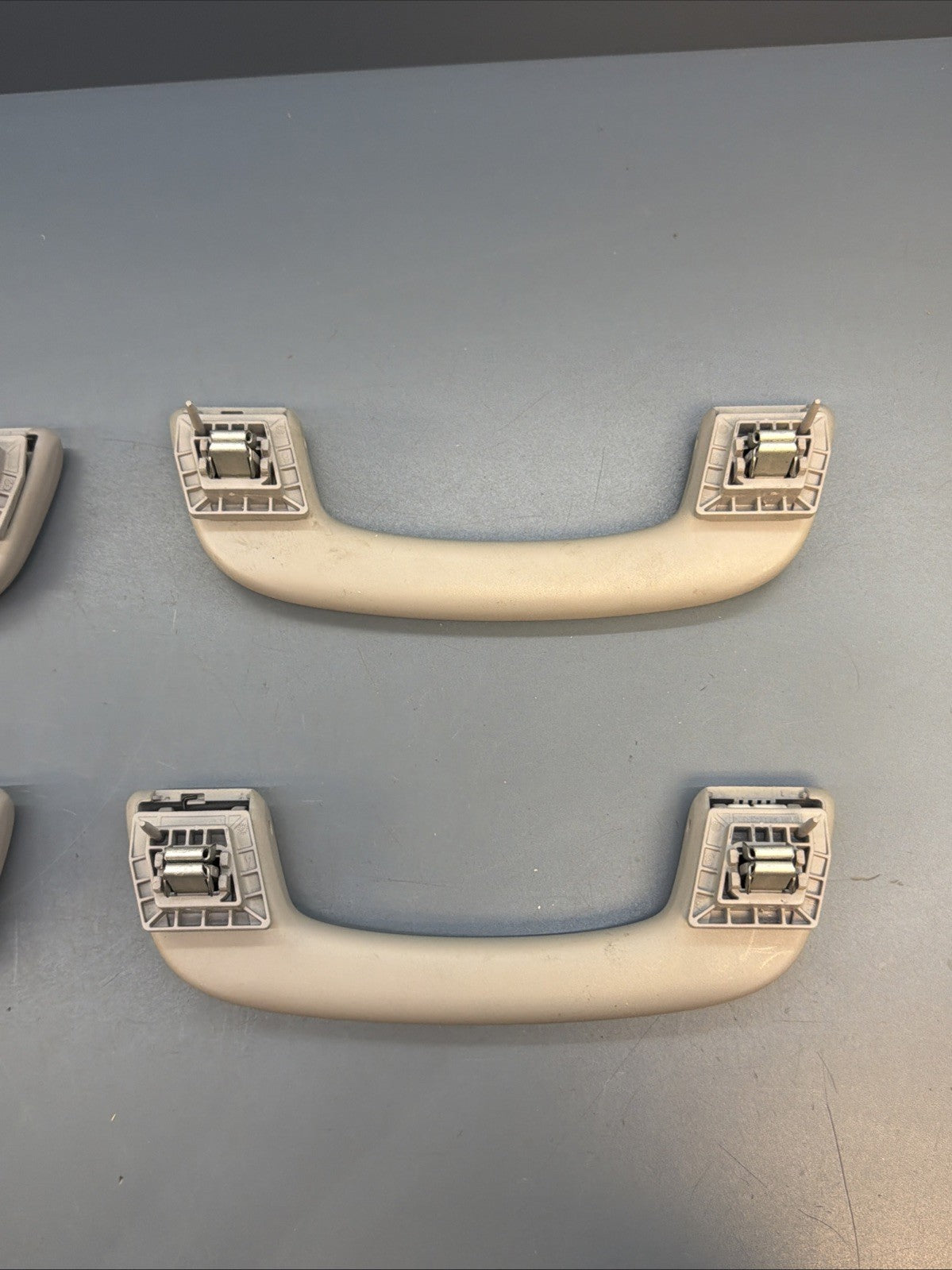 12-16 BMW 328I F30 SEDAN FRONT & REAR UPPER ROOF GRAB HANDLE SET OF 4 OEM GRAY