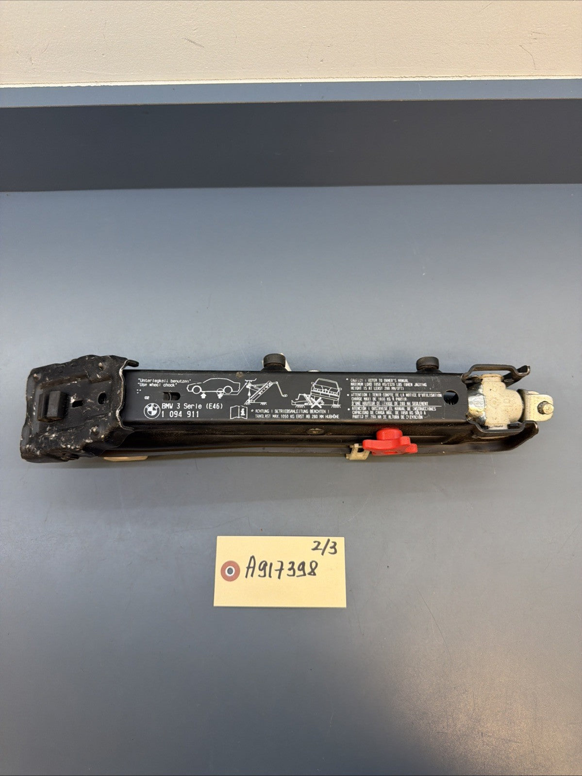 1999-2012 BMW E46 E90 Emergency Floor Jack 1094911 OEM