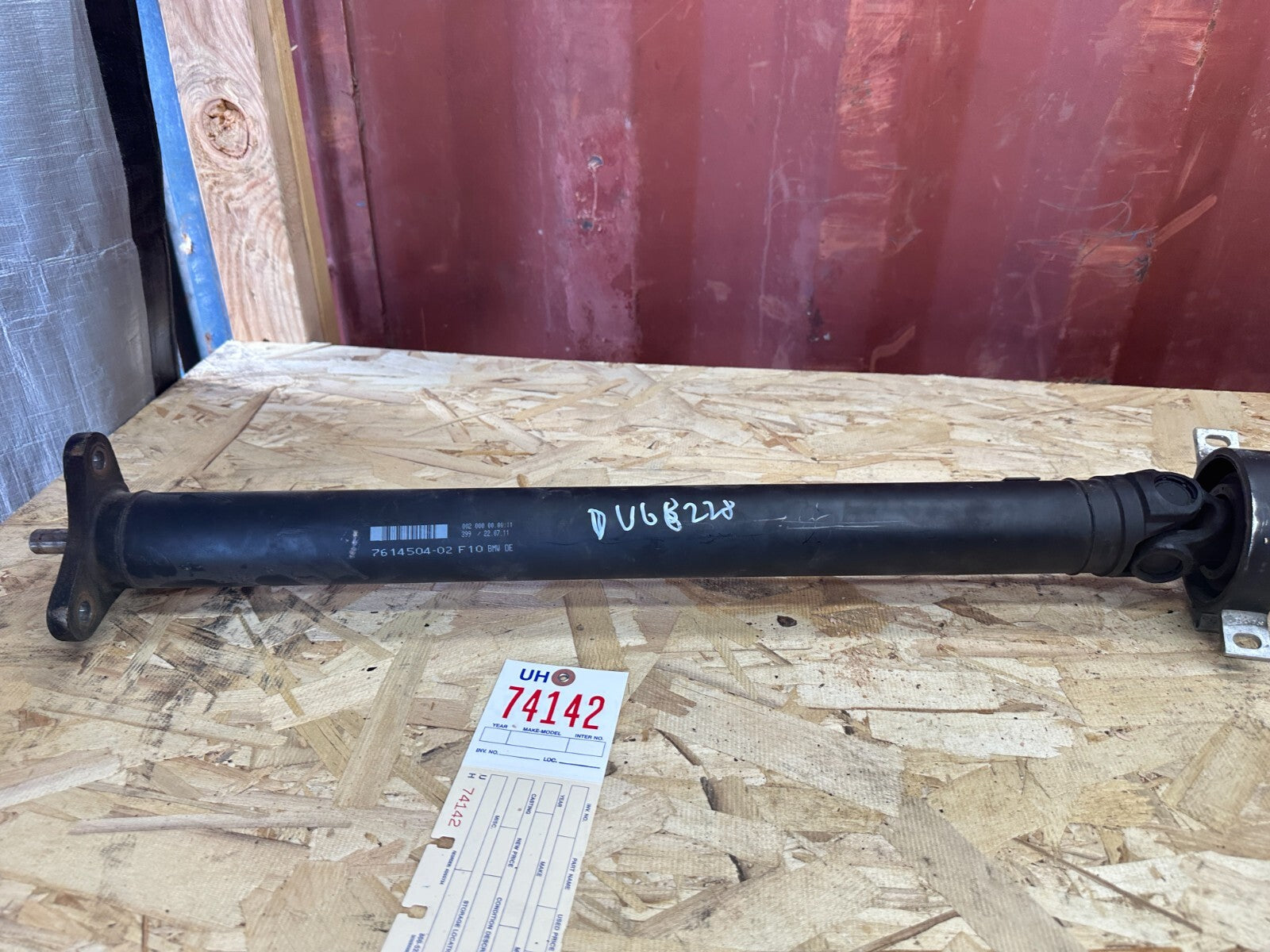 OEM BMW REAR DRIVESHAFT FITS AUTOMATIC 2007-2018 E91 F10 F06 335 535 640 7614504