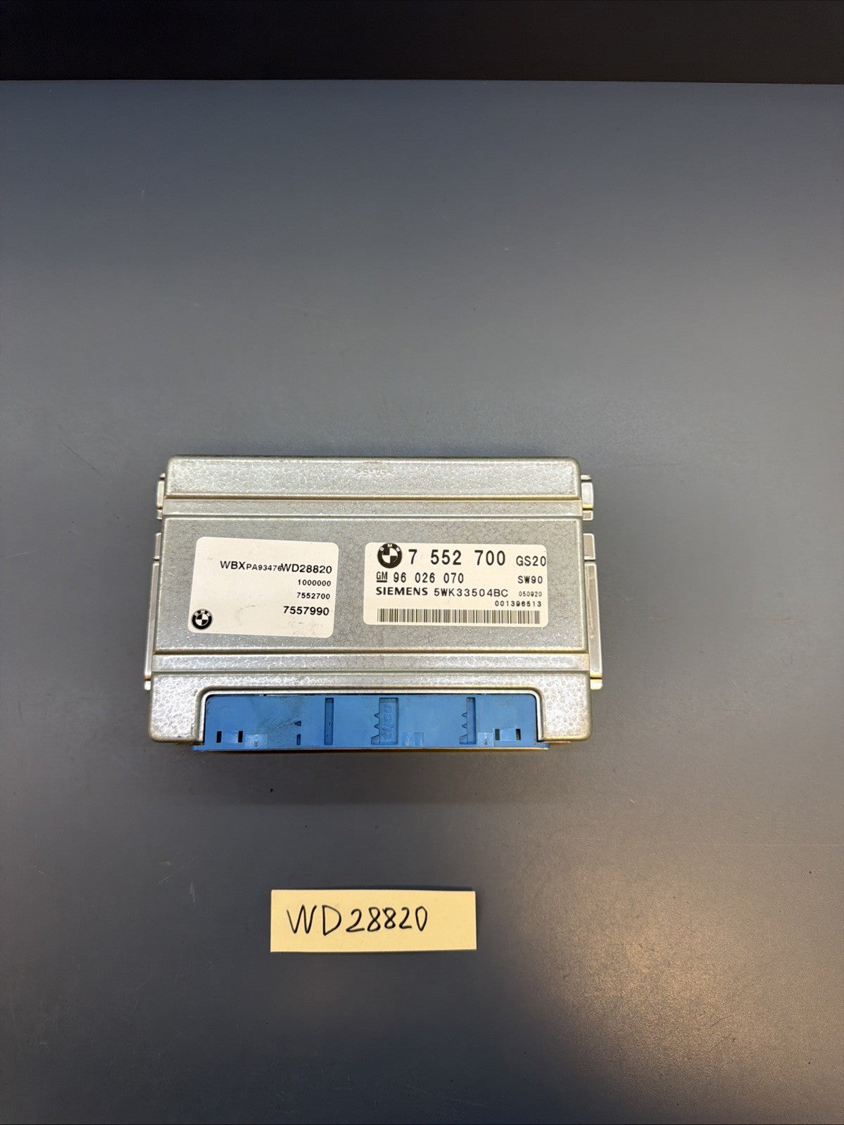 BMW 98-06 E46 E83 E53 3 SERIES X3 X5 TRANSMISSION CONTROL UNIT TCU OEM 7552700