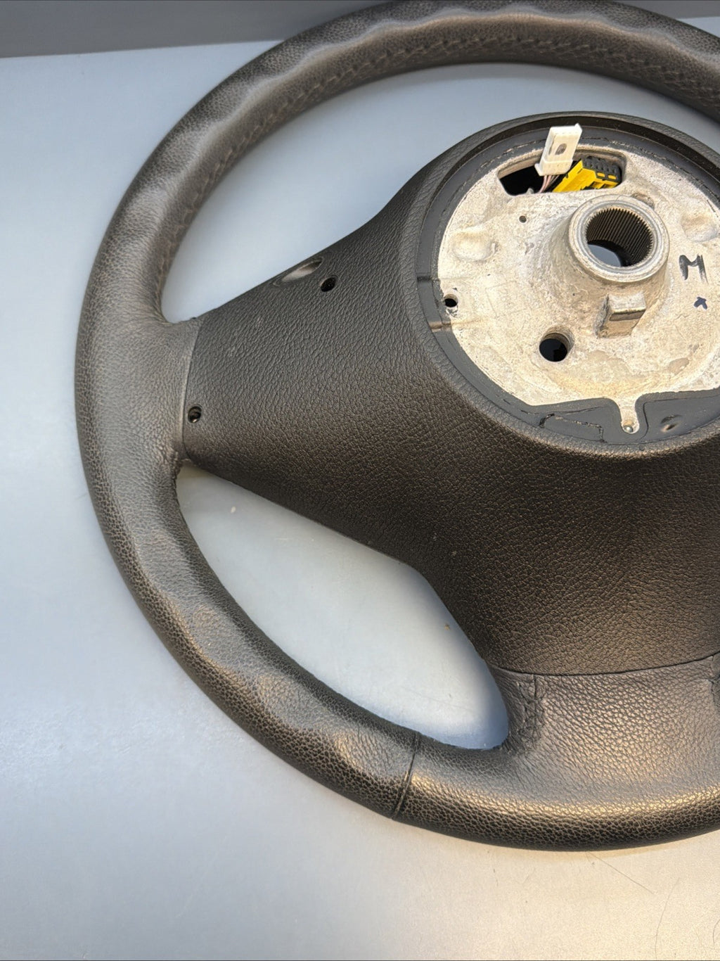 BMW 06-10 E83 X3 BLACK LEATHER STEERING WHEEL W MULTIFUNCTION CONTROLLS 3455481