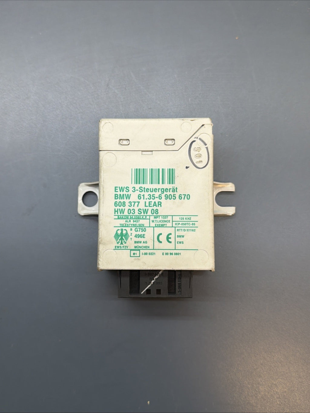 BMW 99-03 Z3 3/5 SERIES M54 ENGINE ECU(DME)+CAS+KEY SET OEM 7519308 MS43