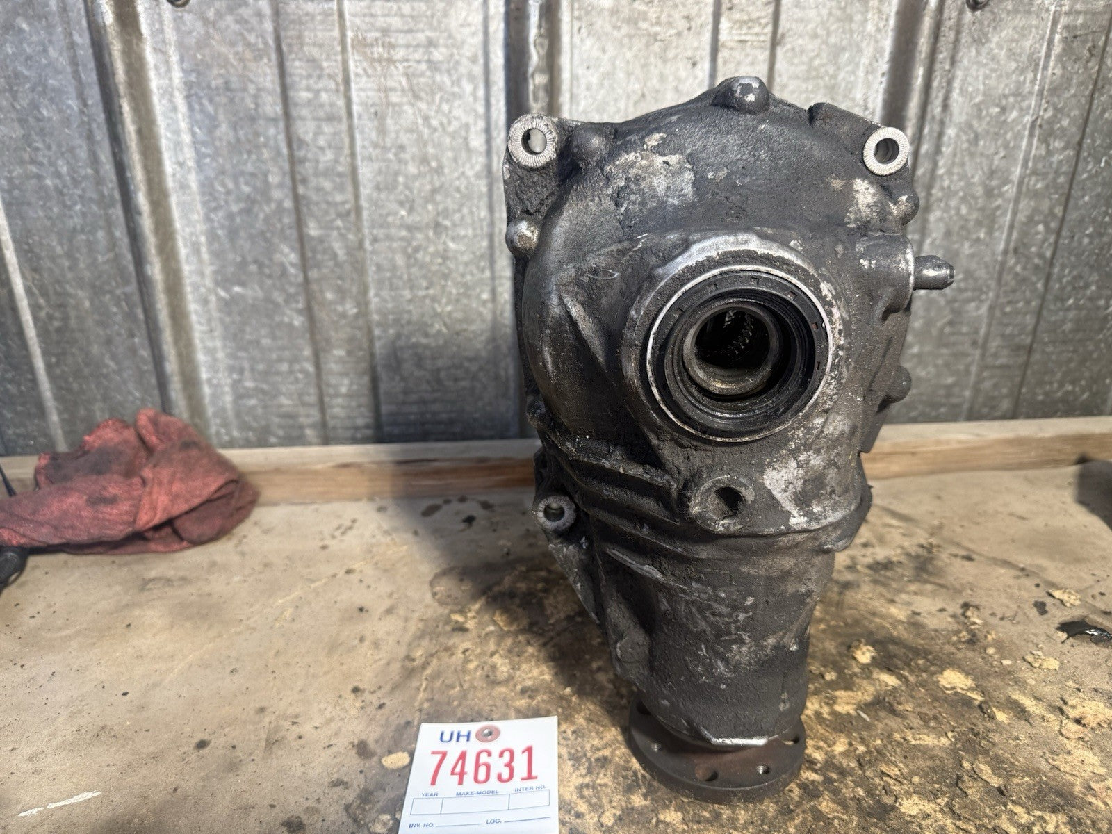 Front Manual E90 Differential Carrier Final 3.08 Drive AWD Diff OEM BMW 7575784
