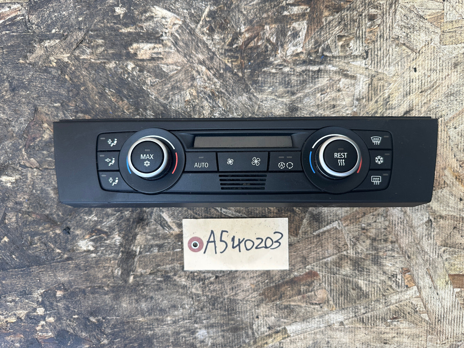 BMW 2006-2012 E90 HVAC HEATER AC CLIMATE CONTROL SWITCH PANEL BLACK OEM 9199260