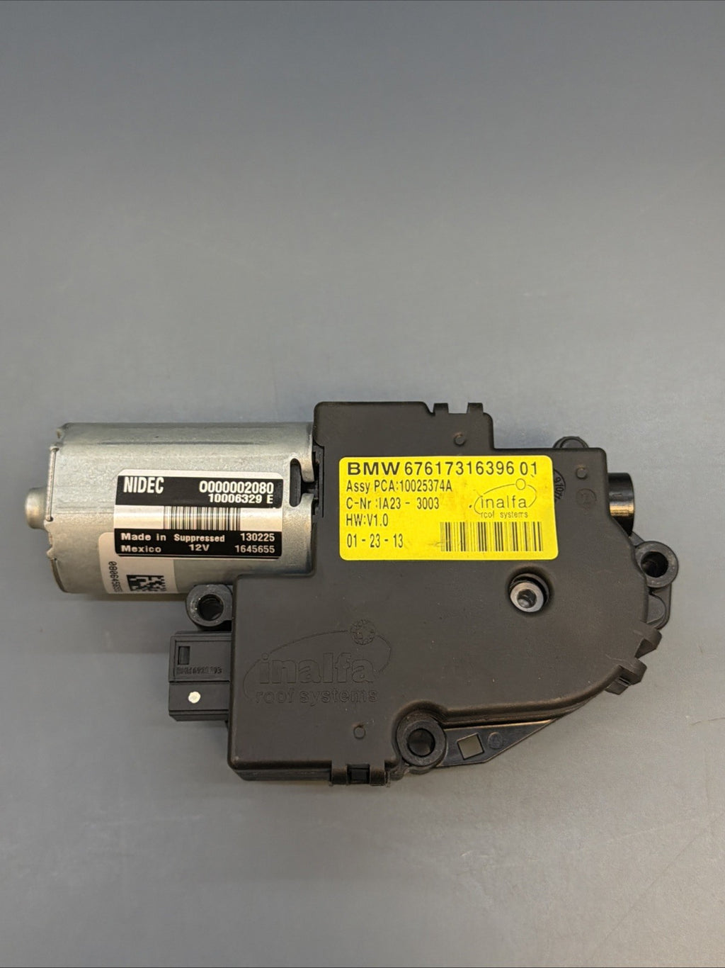 2011-2018 BMW X1 X3 X4 X5 Panoramic Sunroof Drive Motor 7316396 OEM