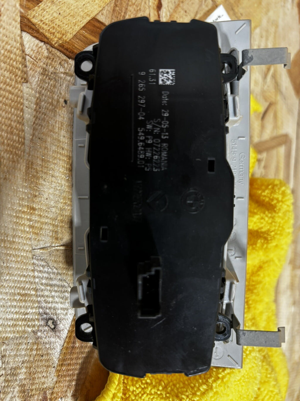 12-18 BMW 428I 328I F30  FRONT DASH HEADLIGHT FOG LIGHT SWITCH CONTROL TRIM OEM
