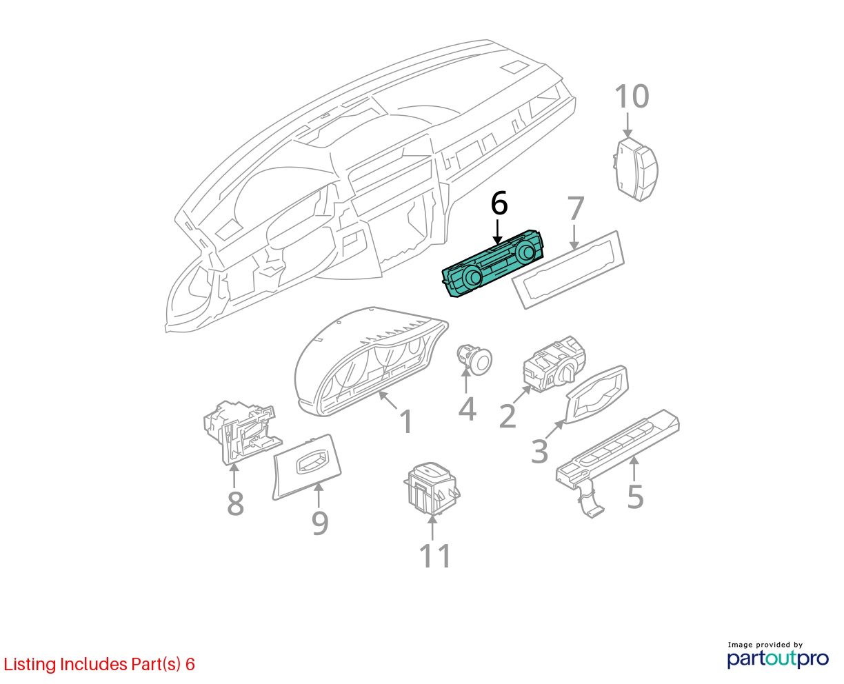 BMW 06-10 E90 E92 AC HEATER CLIMATE CONTROL W HILL DECENT OEM 9199261