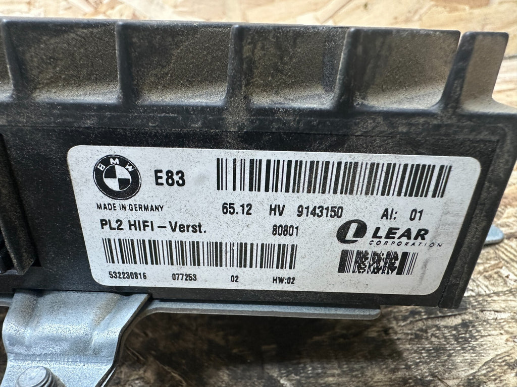 BMW 2003-2010 E83 HiFi AUDIO RADIO STERIO AMPLIFIER AMP OEM 9143150
