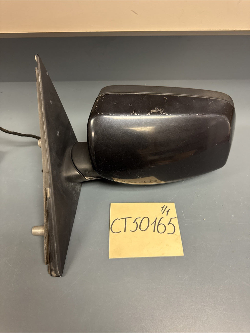 BMW 2006-2010 E60/E61 LCI LEFT DRIVER SIDE MIRROR BLACK OEM 7043437/7038344
