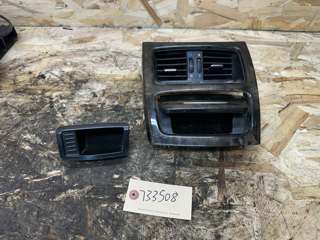 BMW 2006-2013 E9X 3 SERIES REAR PASSENGER AIR VENT+TRIM BAMBUS WOOD OEM 7129556