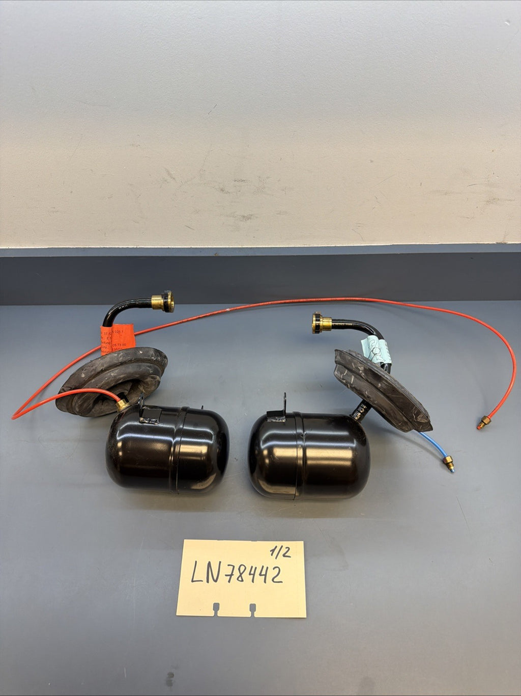 BMW X5 E53 Air Suspension Pressure Tank Air Reservoir Line PAIR 6755021 6755022