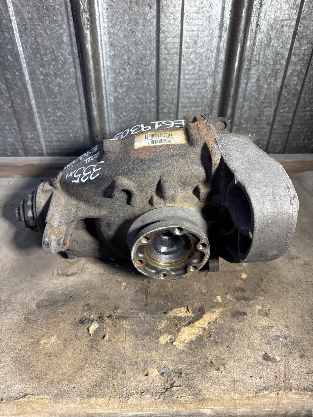 BMW REAR DIFFERENTIAL E90 SERIES 335XI N55 FINAL DRIVE 3.46 7572056