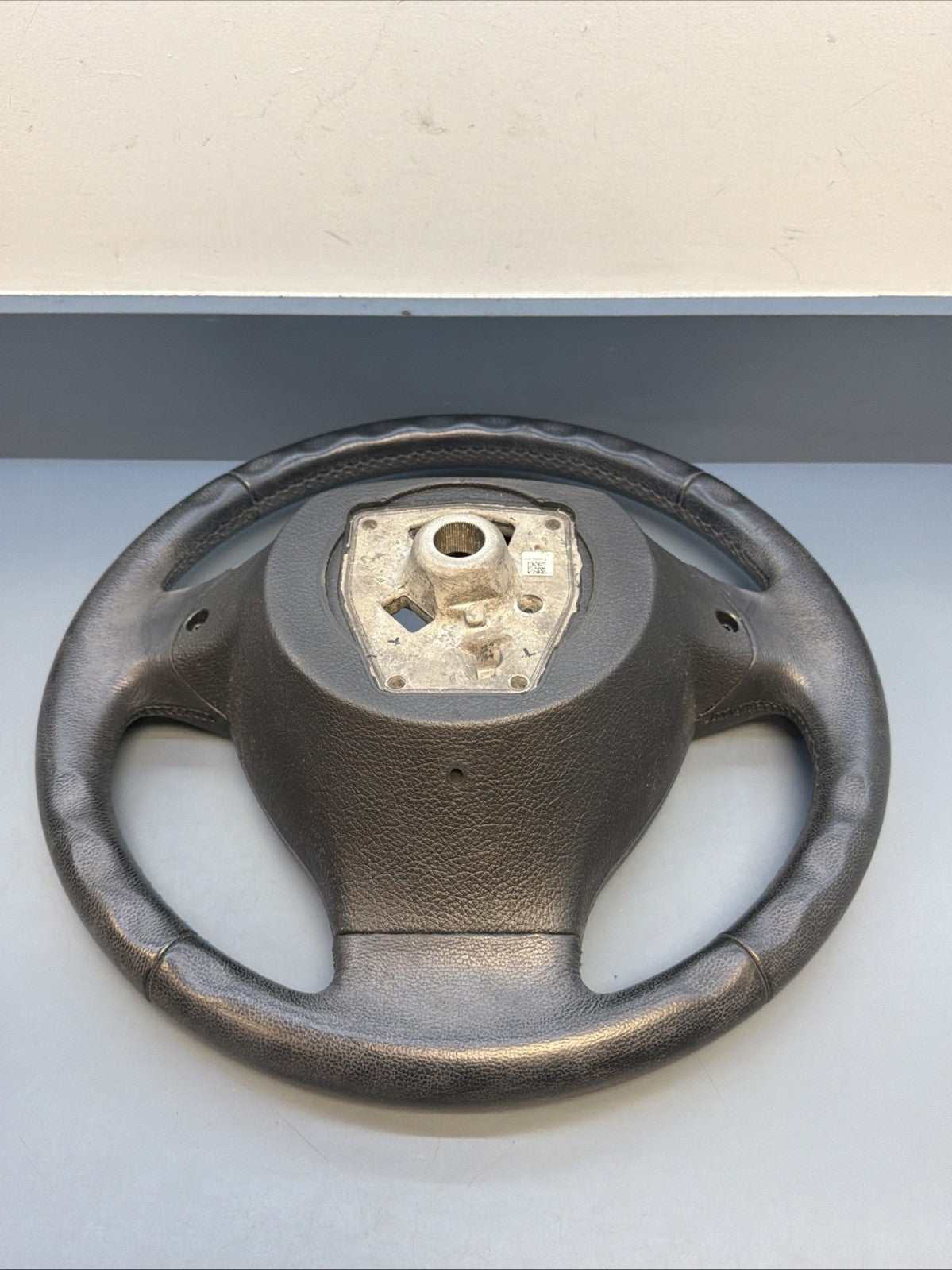 11-16 BMW 528i 535i 550i F10 Black Leather Steering Wheel OEM 9229479